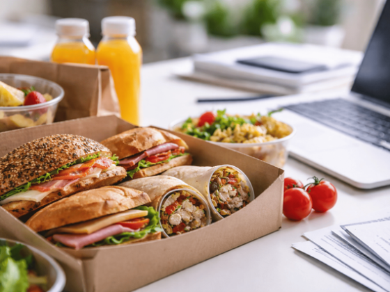 lunch laten bezorgen op kantoor