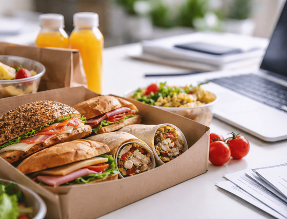 lunch laten bezorgen op kantoor